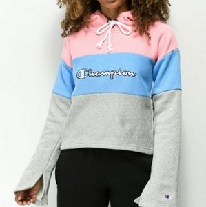 Champion Blue White And Pink Hoodie Best Sale, SAVE 39% -  raptorunderlayment.com